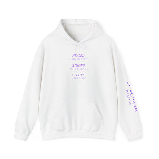 "Healing | Strong | Secure" Hoodie Inspirational Hoodie